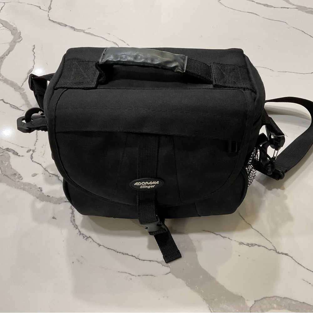 ADORA Black Camera Shoulder Bag